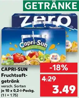 Kaufland CAPRI-SUN Fruchtsaftgetränk Angebot