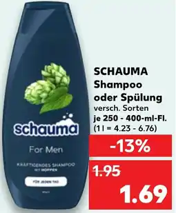 Kaufland SCHAUMA Shampoo oder Spülung Angebot