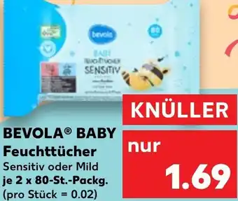 Kaufland BEVOLA BABY Feuchttücher Angebot