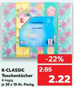 Kaufland K-CLASSIC Taschentücher Angebot