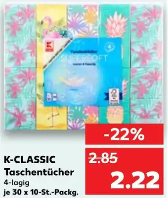 Kaufland K-CLASSIC Taschentücher Angebot