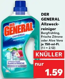 Kaufland DER GENERAL Allzweckreiniger Angebot