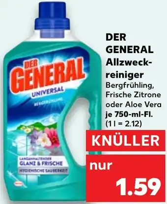 Kaufland DER GENERAL Allzweckreiniger Angebot