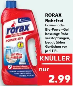 Kaufland RORAX Rohrfrei Angebot