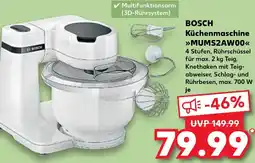 Kaufland BOSCH Küchenmaschine MUMS2AW00 Angebot