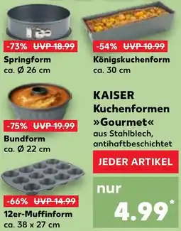 Kaufland KAISER Kuchenformen Gourmet Angebot