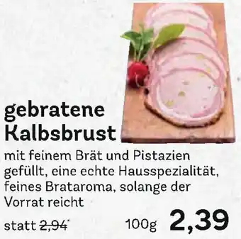 Edeka gebratene Kalbsbrust Angebot