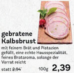 Edeka gebratene Kalbsbrust Angebot