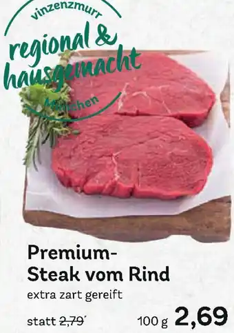 Edeka Premium Steak vom Rind Angebot