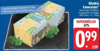 Edeka Allmikäs Emmentaler Angebot