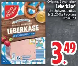 Edeka Gut & Günstig Leberkäse Angebot