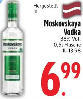 Edeka Moskovskaya Vodka Angebot