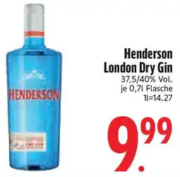 Edeka Henderson London Dry Gin Angebot