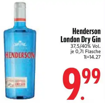 Edeka Henderson London Dry Gin Angebot