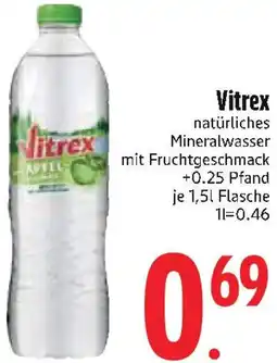 Edeka Vitrex natürliches Mineralwasser Angebot