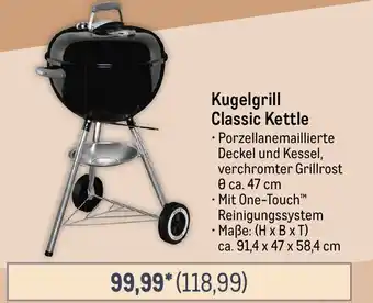 METRO weber Kugelgrill Classic Kettle Angebot