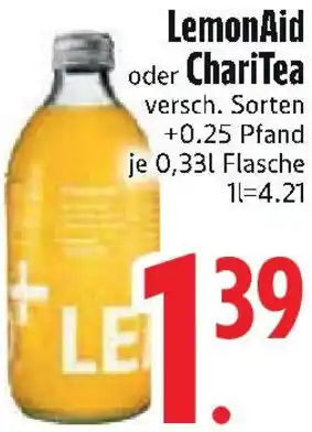 Edeka LemonAid oder ChariTea Angebot