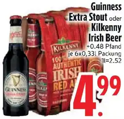 Edeka Guinness Extra Stout oder Kilkenny Irish Beer Angebot