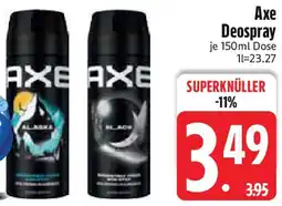 Edeka Ахе Deospray Angebot