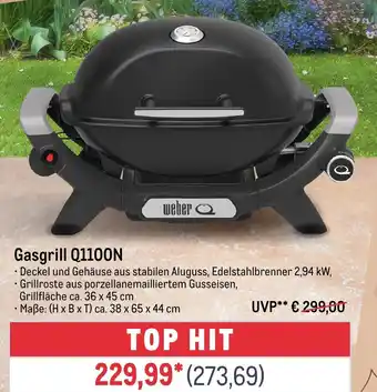 METRO weber Gasgrill Q1100N Angebot