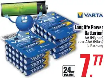 Edeka VARTA Longlife Power Batterien Angebot