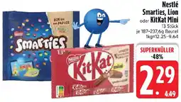 Edeka Nestlé Smarties, Lion oder KitKat Mini Angebot