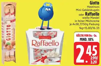 Edeka Giotto oder Raffaello Angebot