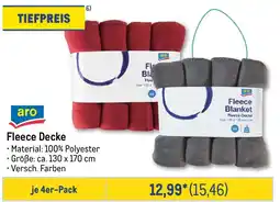 METRO aro Fleece Decke Angebot