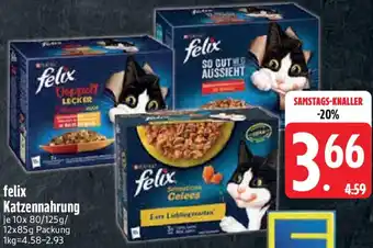 Edeka felix Katzennahrung Angebot