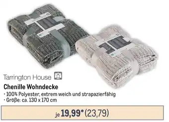 METRO Tarrington House Chenille Wohndecke Angebot