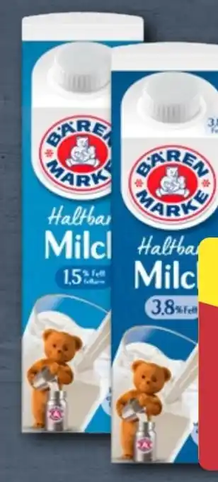 Aldi Nord Bärenmarke Haltbare Milch Angebot