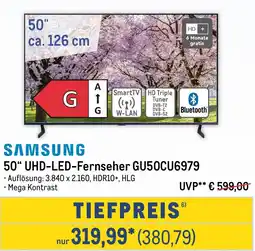 METRO SAMSUNG 50" UHD-LED-Fernseher GU50CU6979 Angebot