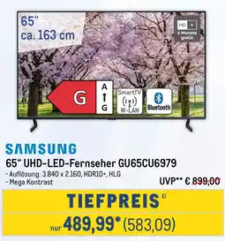 METRO SAMSUNG 65" UHD-LED-Fernseher GU65CU6979 Angebot