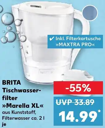 Kaufland BRITA Tischwasserfilter Marella XL Angebot