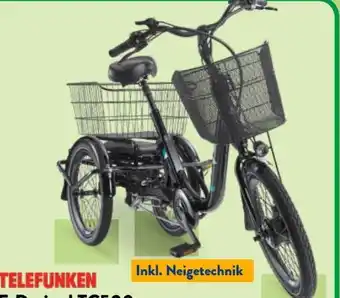 Aldi Nord Telefunken E-Dreirad TC500 Angebot