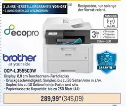 METRO brother DCP-L3555CDW Angebot