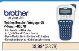 METRO brother Mobiles Beschriftungsgerät P-Touch-H107B Angebot