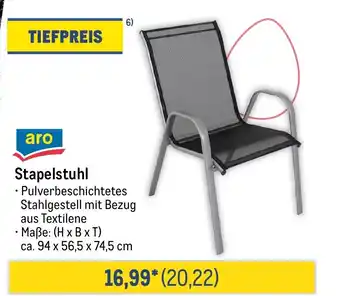 METRO aro Stapelstuhl Angebot