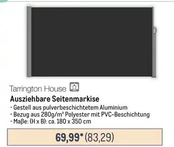 METRO Tarrington House Ausziehbare Seitenmarkise Angebot