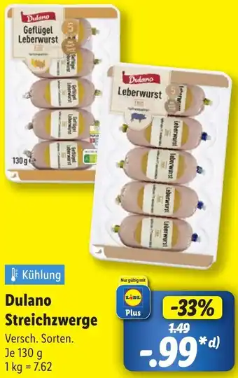 Lidl Dulano Streichzwerge Angebot