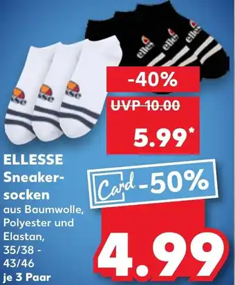 Kaufland ELLESSE Sneakersocken Angebot