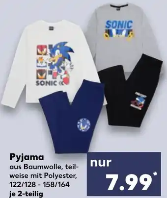 Kaufland SONIC Pyjama Angebot