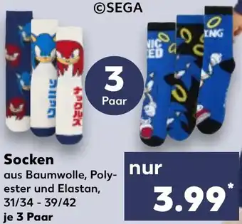 Kaufland SONIC Socken Angebot