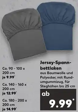 Kaufland OTTO KERN Jersey-Spannbettlaken Angebot