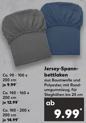 Kaufland OTTO KERN Jersey-Spannbettlaken Angebot