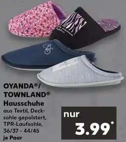 Kaufland OYANDA/ TOWNLAND Hausschuhe Angebot