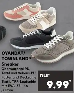 Kaufland OYANDA/ TOWNLAND Sneaker Angebot