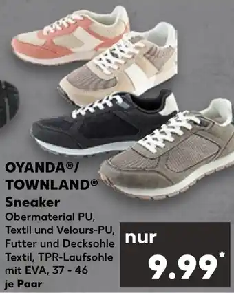 Kaufland OYANDA/ TOWNLAND Sneaker Angebot