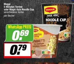 L. STROETMANN GROSSMARKT Maggi 5 Minuten Terrine oder Magic Asia Noodle Cup Angebot