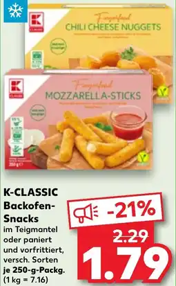 Kaufland K-CLASSIC Backofen Snacks Angebot